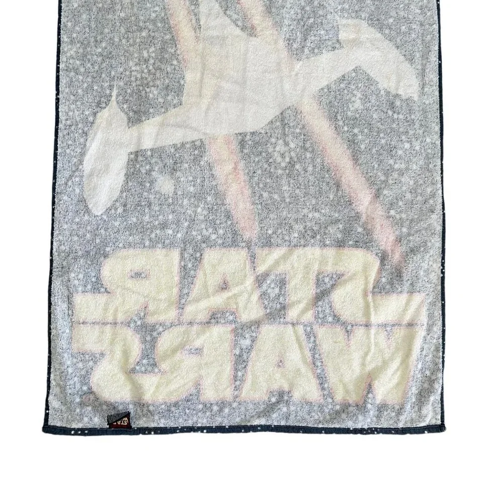 Vintage Star Wars Beach Towel Naboo N1 Starfighter Trade Federation Battleship
